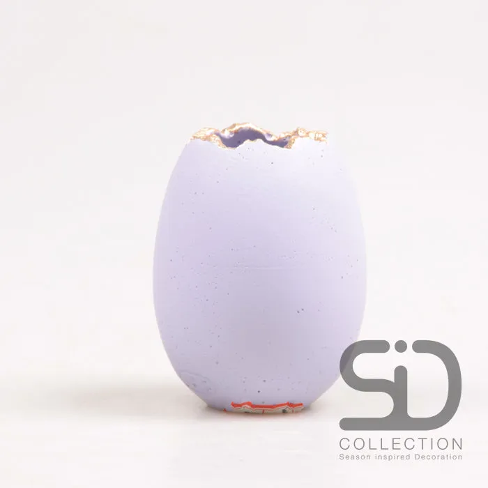VASE EI ZEMENT 7,5X7,5X10 CM FLIEDER