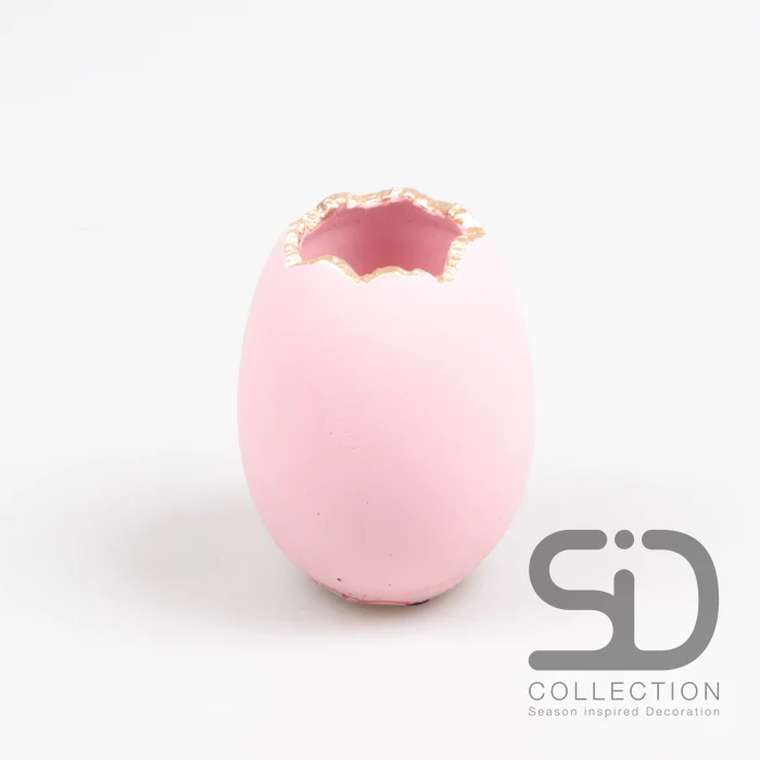 VASE EI ZEMENT 7,5X7,5X10 CM ROSA