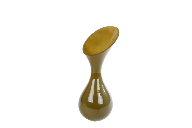Vase "Lilli" S grünes glas 14x14x34cm