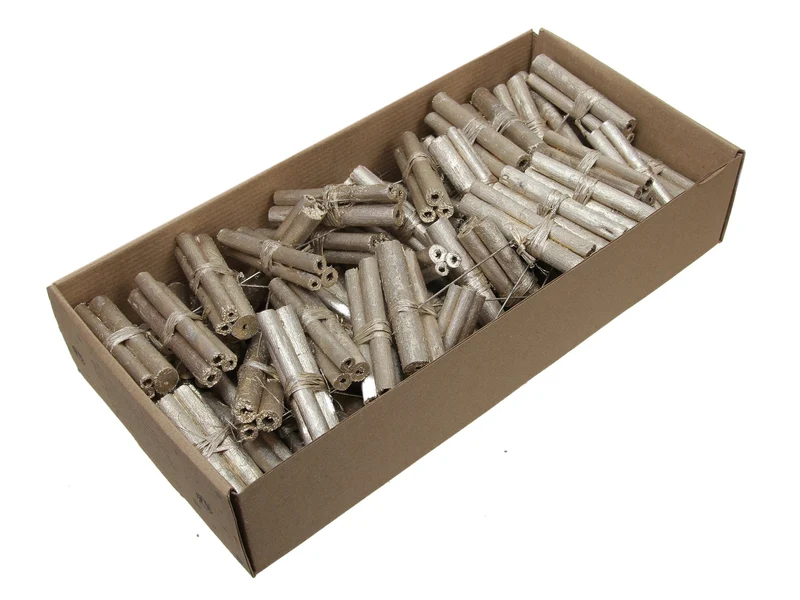 w/b 60 Jutestange (3pcs) possy/wire 10cm champ. Waschen