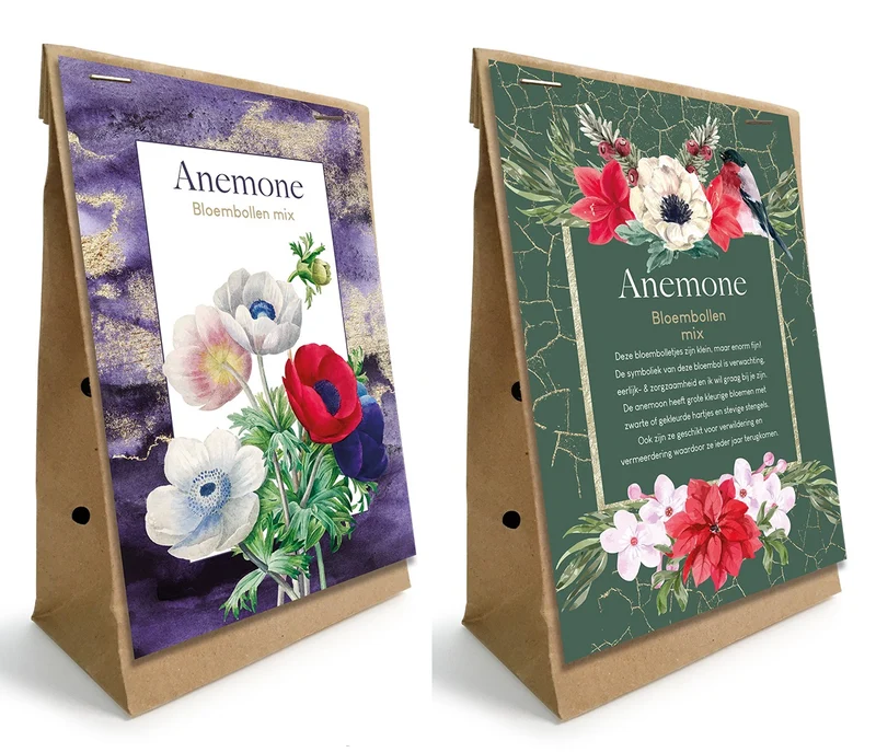 Anemonenblumenzwiebelmischung BB Eco - Geschenktüte - 2 Sorten