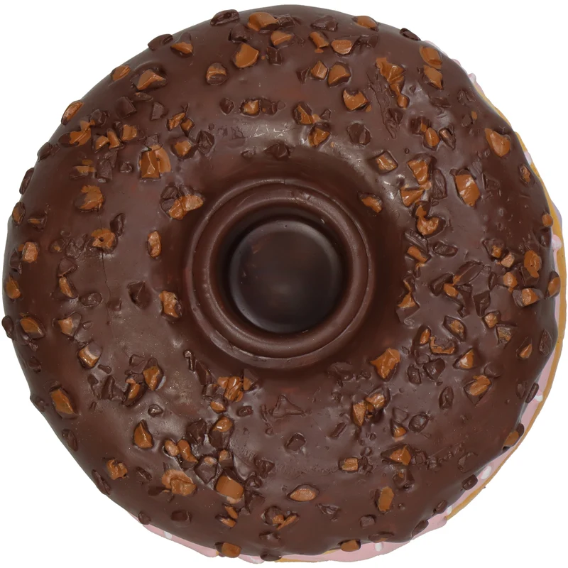Kerzenständer Donut Polyresin Multi 9x9x9cm