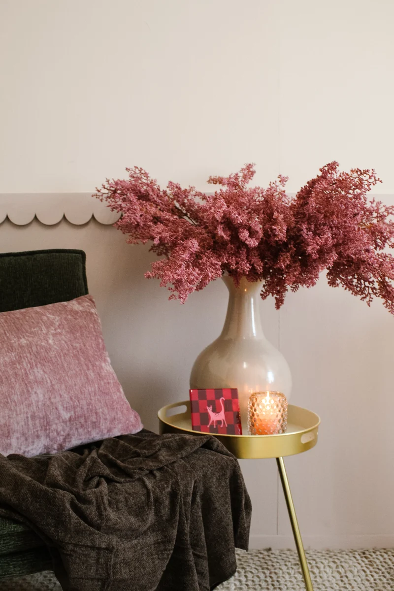 Kissen Dastak 60x40x14cm Hellrosa