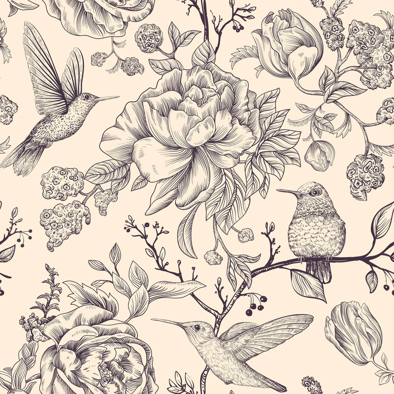 OUTDOOR-LEINWAND 58X58CM VOGEL/BLUME GRAU