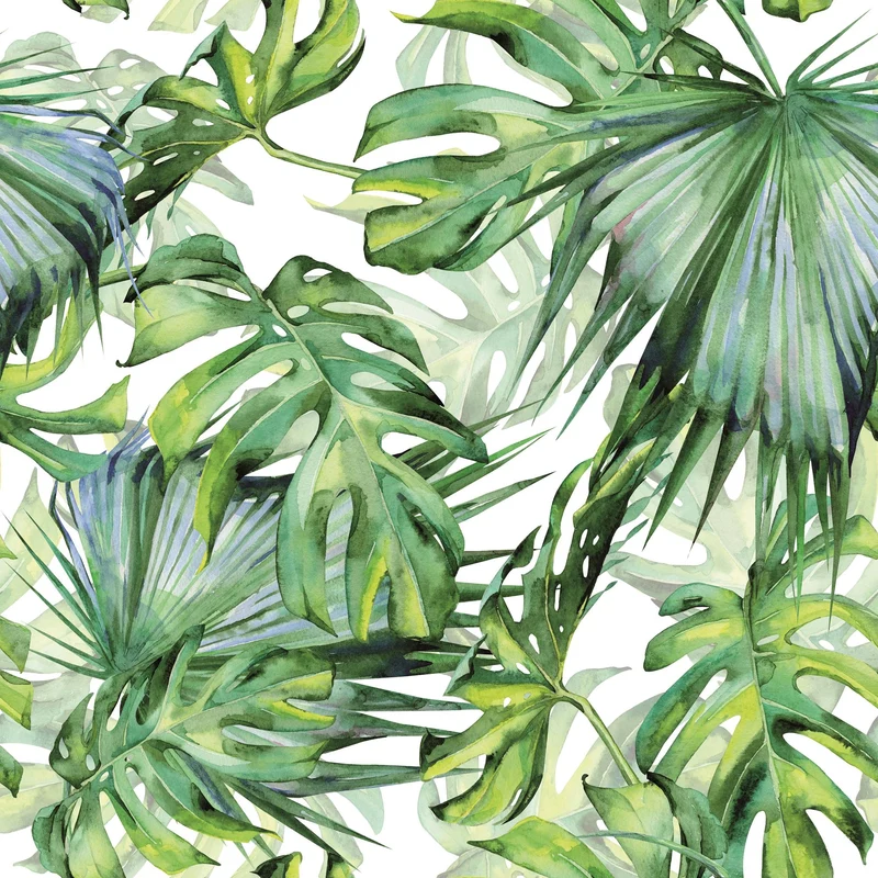 OUTDOOR-LEINWAND 58X58CM MONSTERA