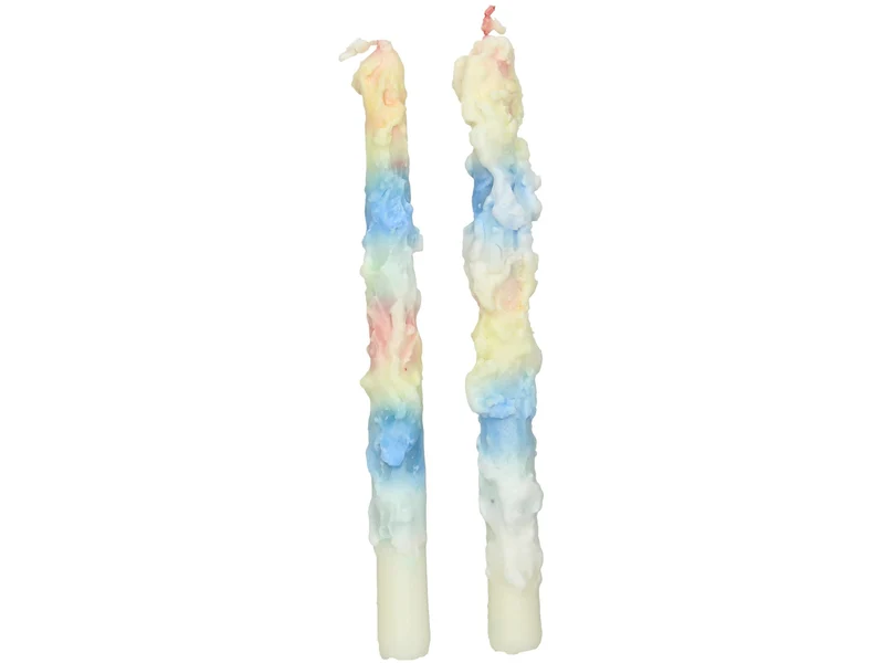 Tropfkerze Wachs Multi 6x2,7x26cm BOX/2