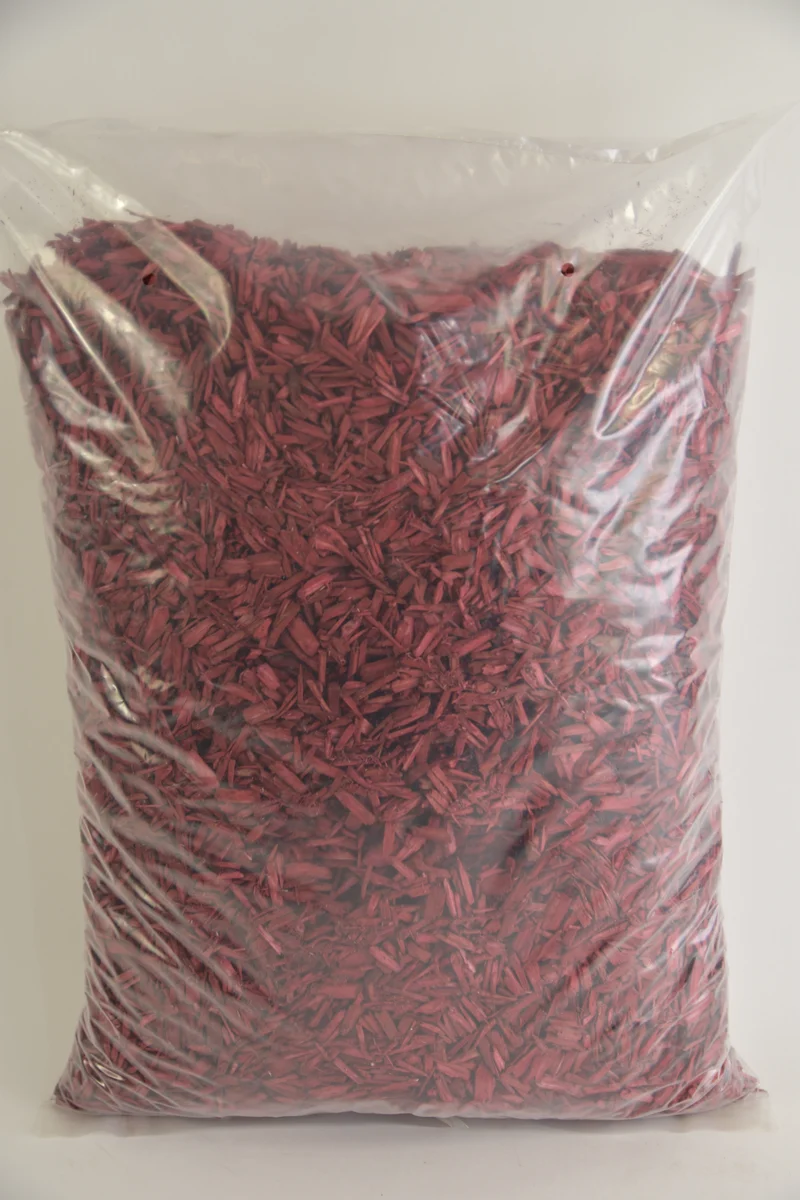 Sack mit 23 Liter Holzspänen 10/20mm weinrot