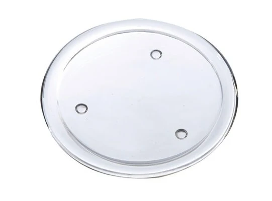 Kerzenhalter Glasplatte D14 H1.7cm klar