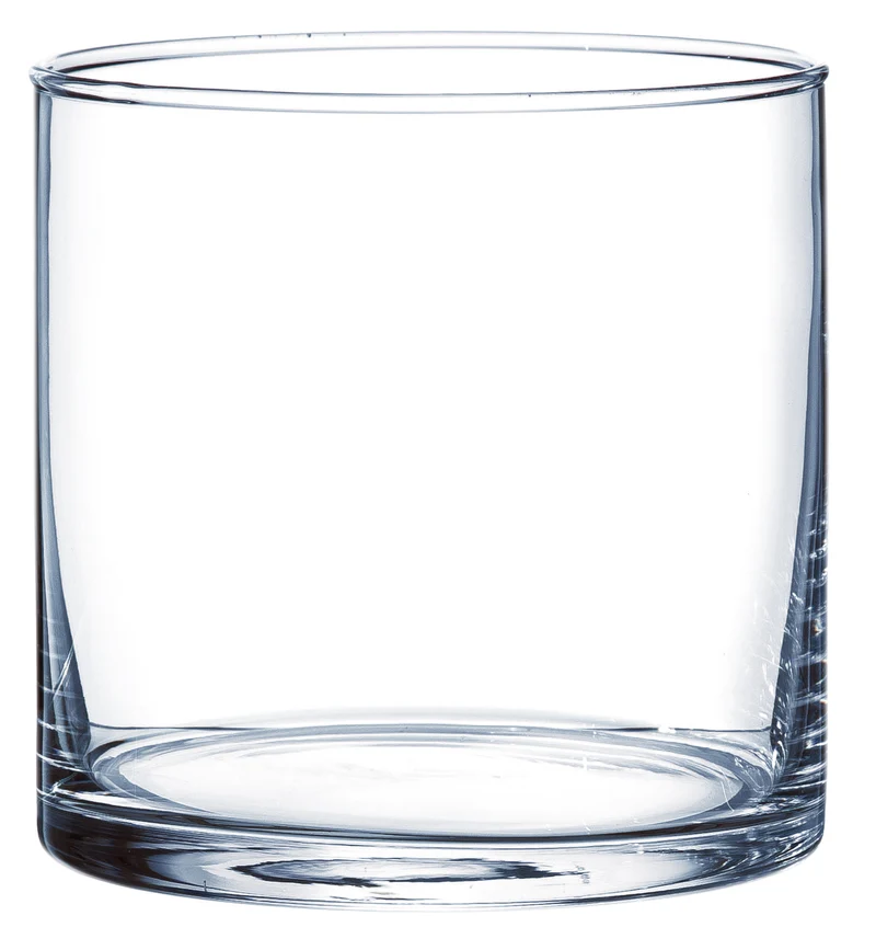 Zylindrisches Glas ''Chelsea'' klar H15 T15cm