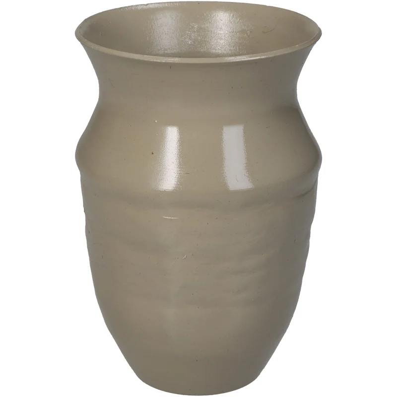 Vase Aluminium Elfenbein 11x11x16cm