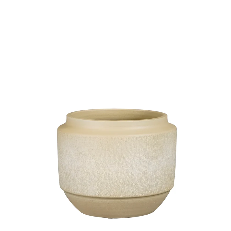 Aveiro Topf rund taupe - h25xd31cm