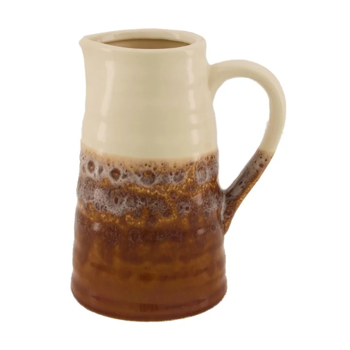 Karaffe Keramik 19.5x14x25.5cm Braun