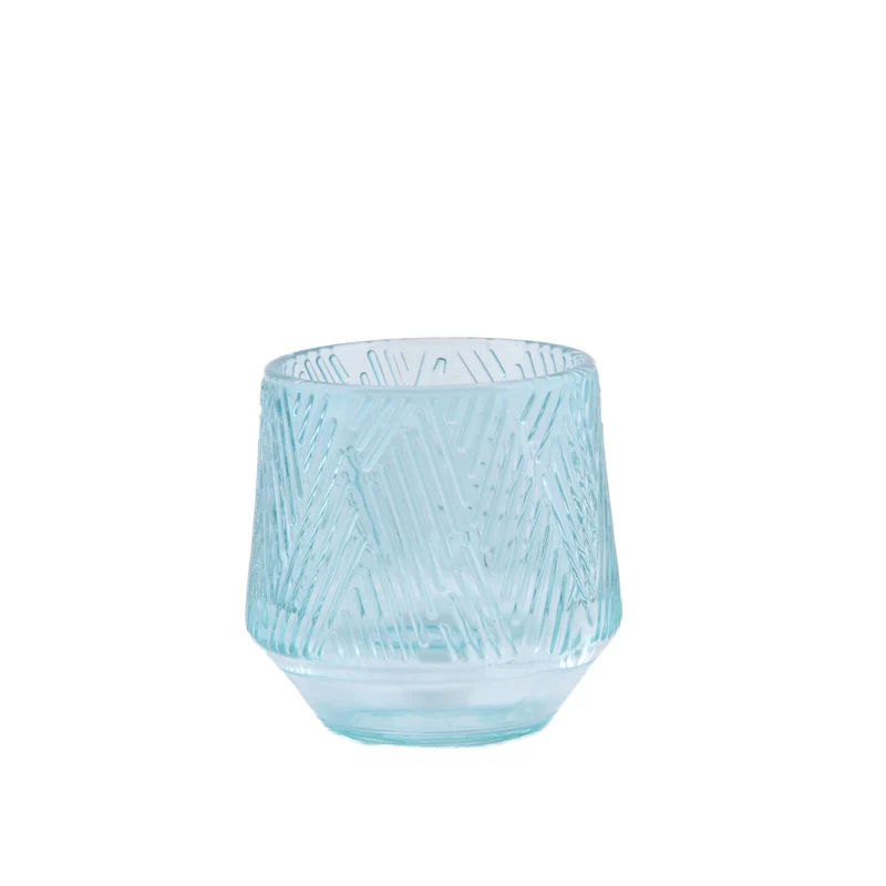 Teelichthalter Tinco Glas D8 H8cm Braun