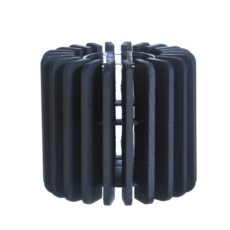 Teelichthalter D20 H13cm Natur