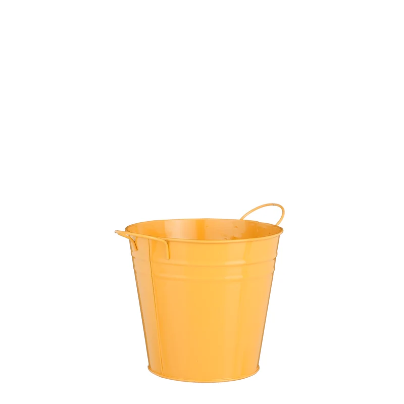 Joey Topf rund gelb - h12xd13cm