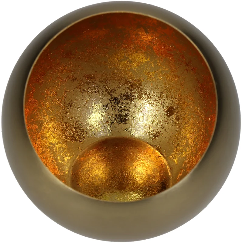 Kerzenständer Metall Gold 10x10x10cm