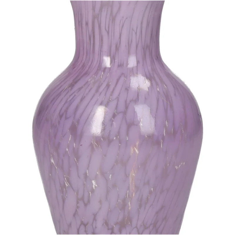 Vase Glas Flieder 8x8x16cm