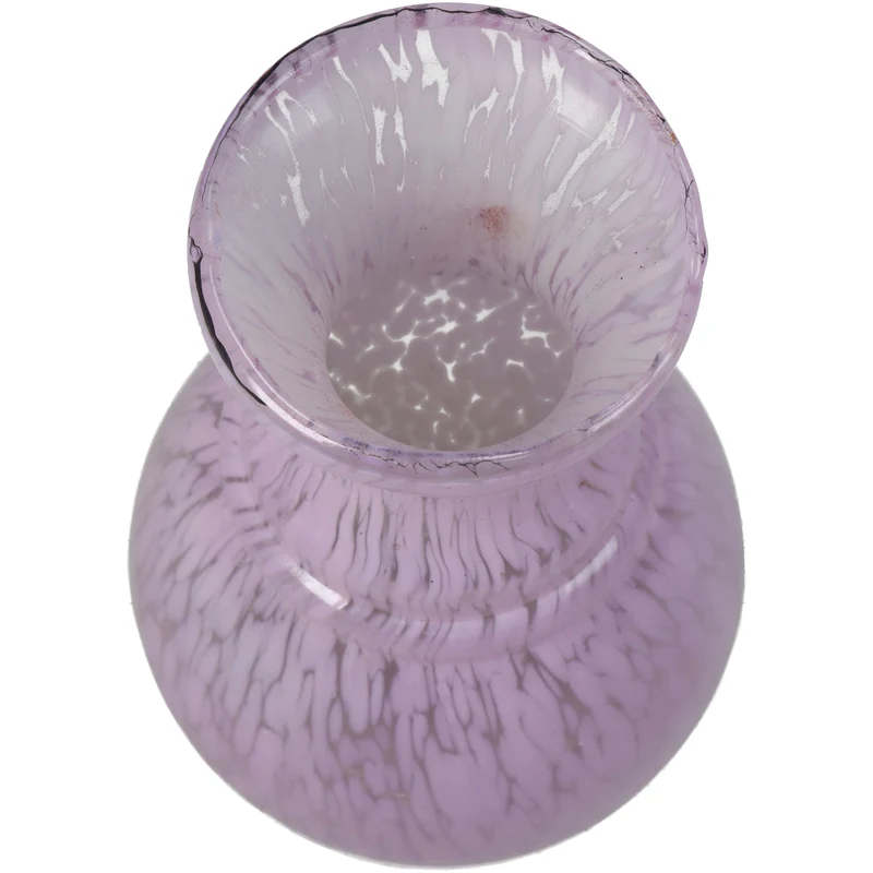 Vase Glas Flieder 8x8x15cm