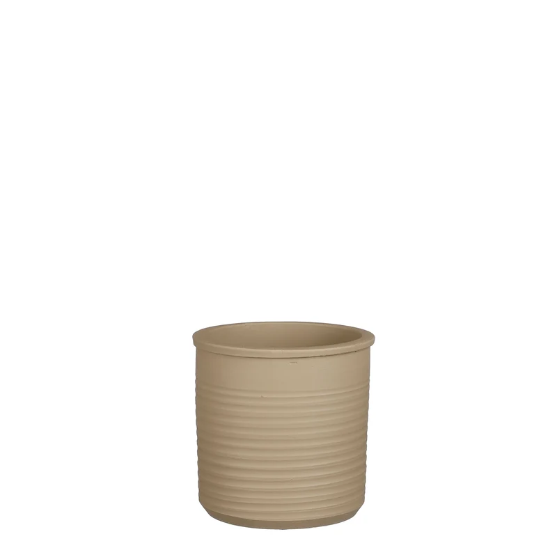 Momo Topf Zylinder taupe - h16xd16cm