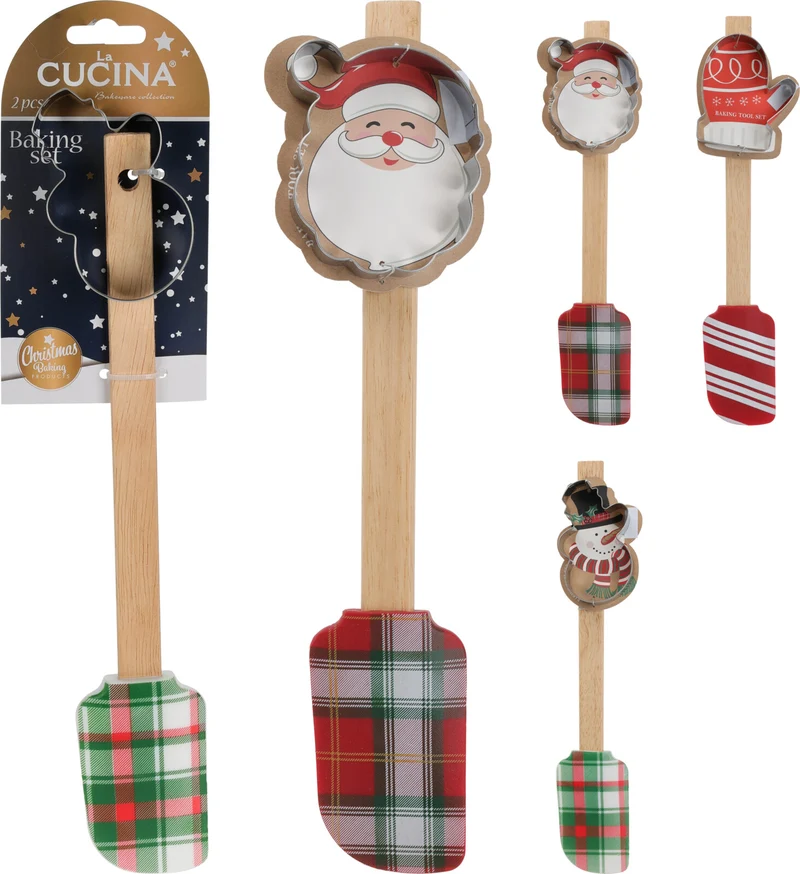 BACKSET 2 STÜCK 3FACH SORTIERT WEIHNACHTSDESIGN
