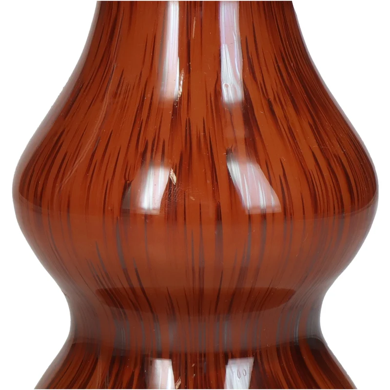 Vase Glas Rot 10x10x22cm