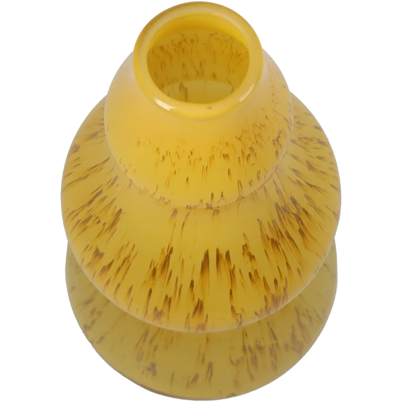 Vase Glas Ocker 10x10x22cm