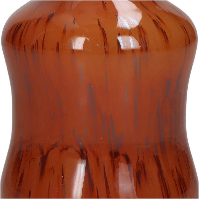 Vase Glas Rot 8x8x14cm