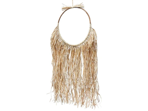 Raffia/Rattan Wanddekor 35x100cm