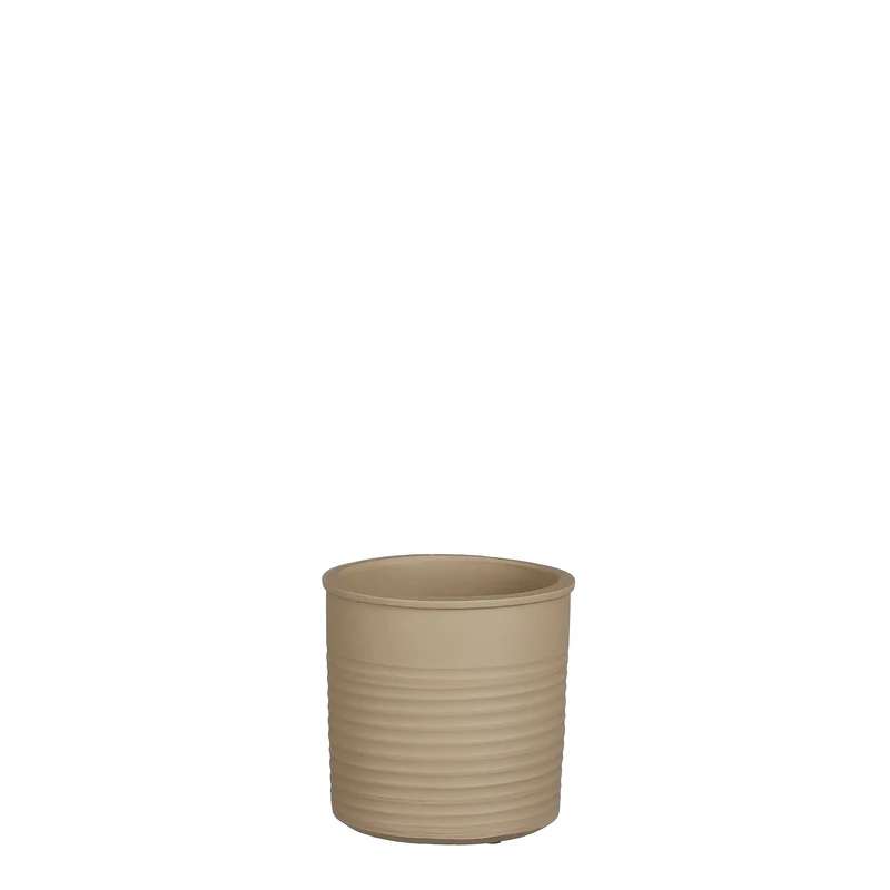 Momo Topf Zylinder taupe - h14xd14cm