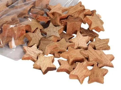 Kokosnuss-Stern 3cm natur 50Stück