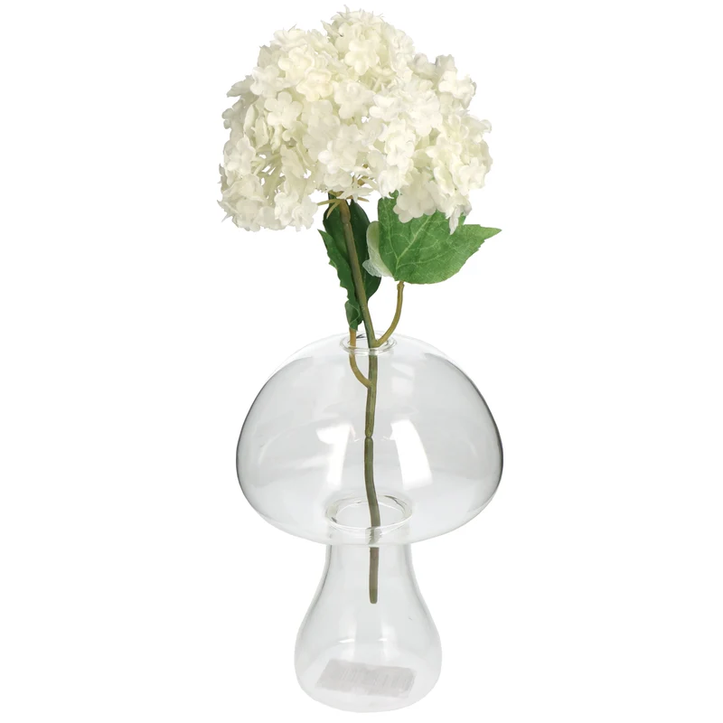 Vase Pilz Glas Klar 9.5x9.5x13cm