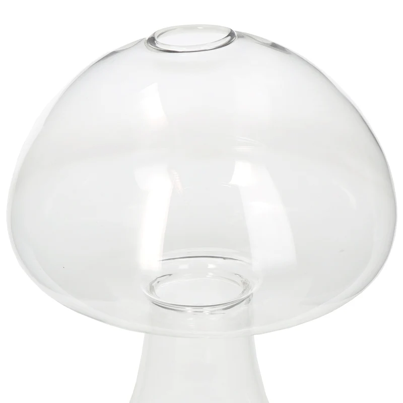 Vase Pilz Glas Klar 16x16x22cm