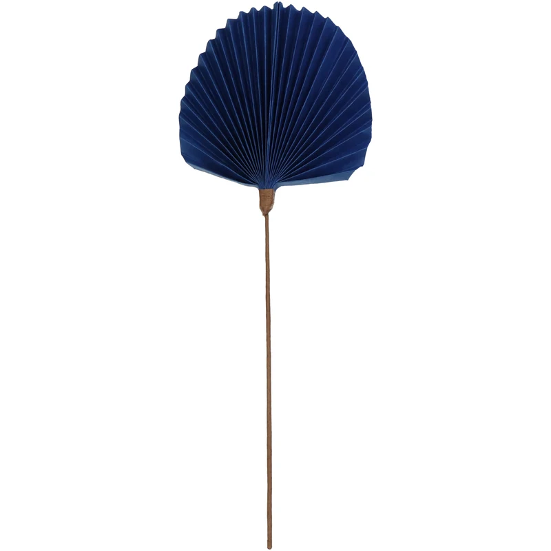 Blatt Zweig Papier Blau 55cm