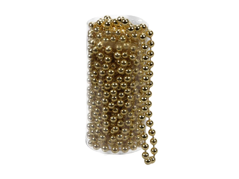 Rohr Perlengirlande 8 mm Gold 8 Meter