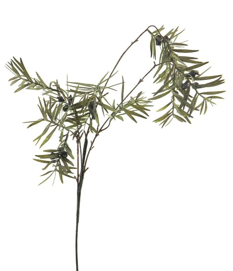 Pinus Kiefer Girlande braun verschneit 180cm