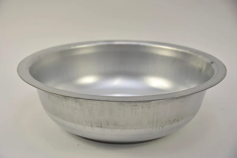 Zinkschaal rond naturel D53 H13cm