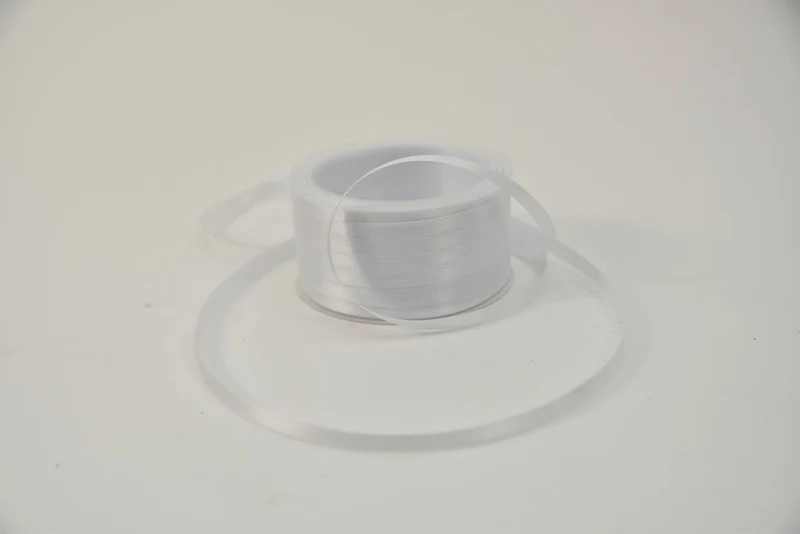Satinband 6 mm x 50 mtr gelb