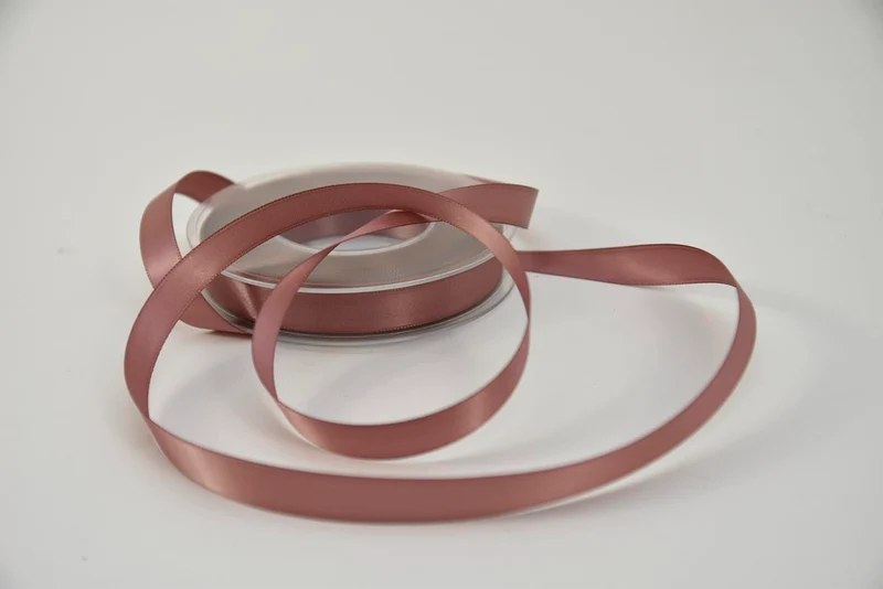 Satinband 15 mm x 25 m taupe