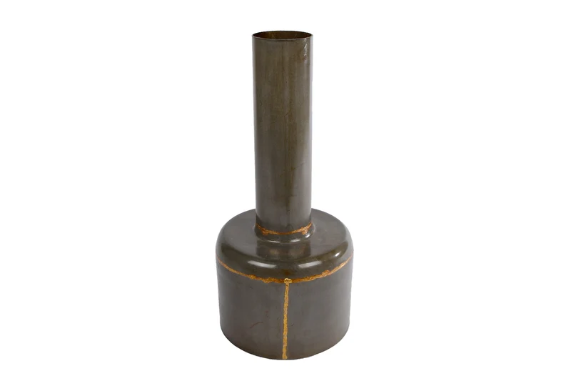 Tischkerze X4 "Arcadian" metallisches Kupfer 3x3x15cm