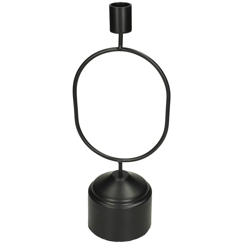 Tisch ''Webbing'' XXL rund D51,5 H50,5cm natur/schwarz