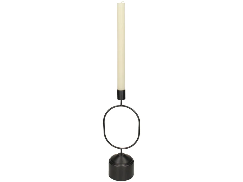 Tisch ''Webbing'' XXL rund D51,5 H50,5cm natur/schwarz
