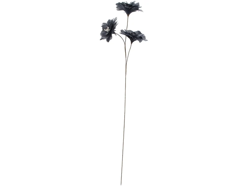 Kerzenständer Metall Schwarz 17.5x8.5x21cm