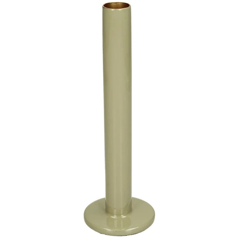 Kerzenhalter Perlen Polyresin Beige 10.8x10.8x19.3cm