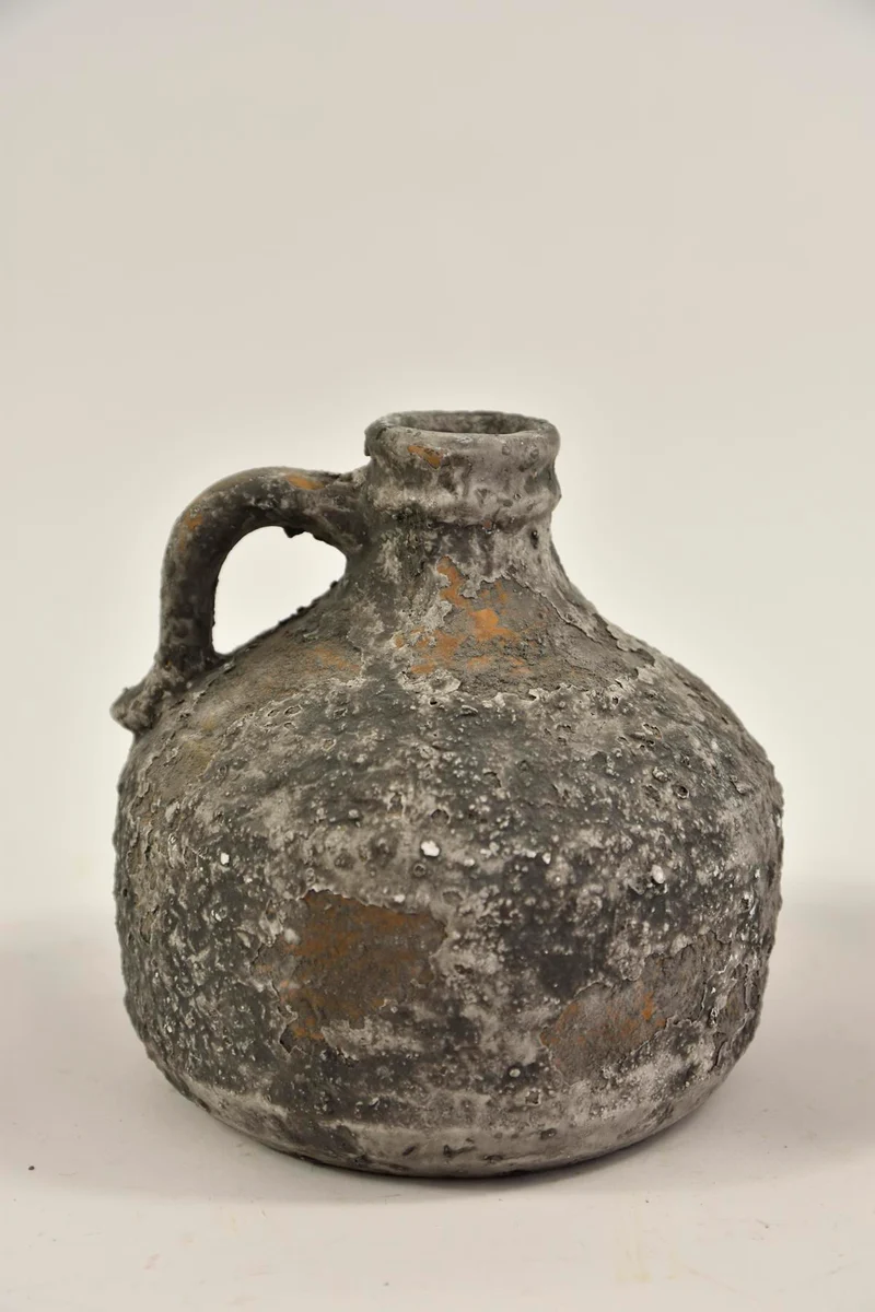 Krug ''Raw'' mit Ohr 15x12x19cm Grau