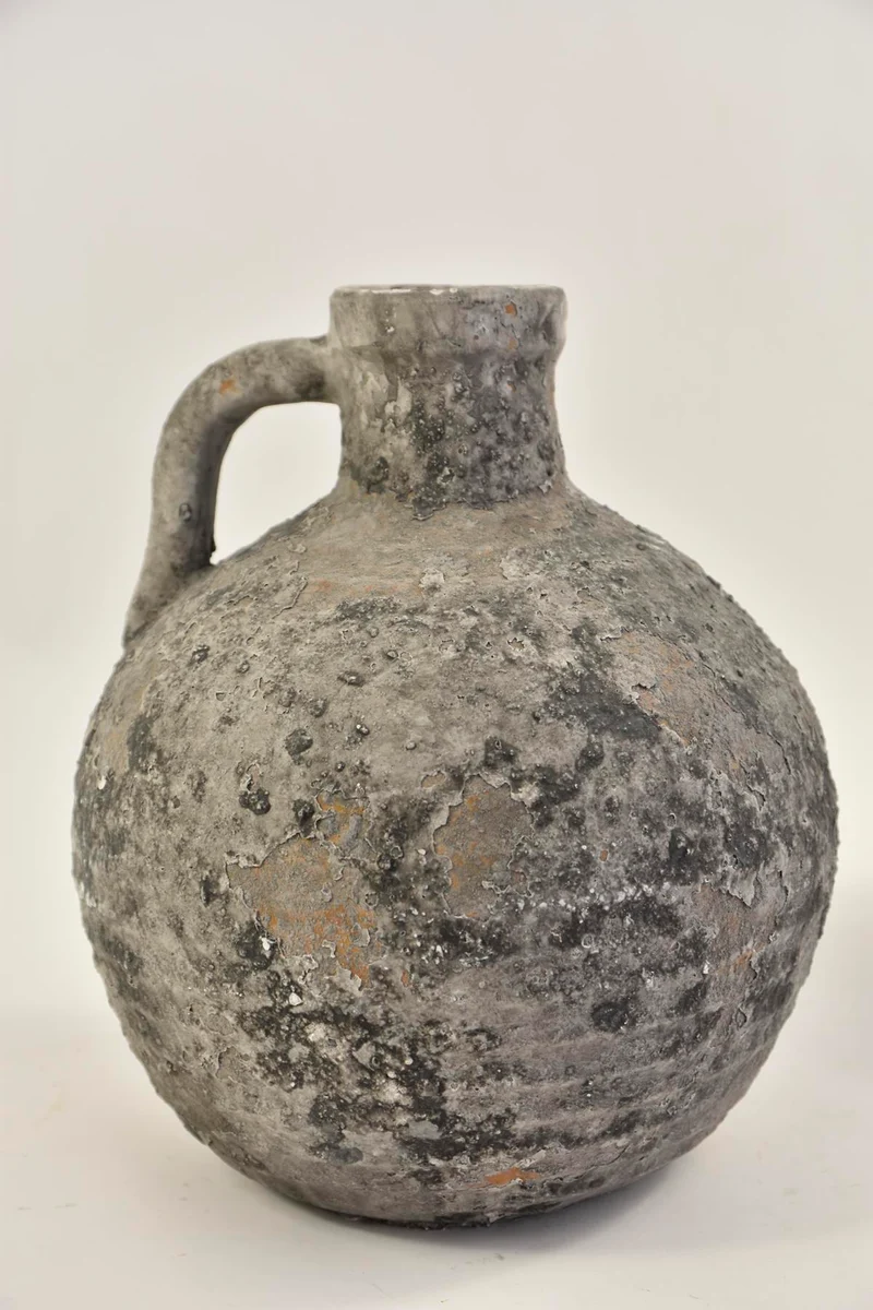 Krug ''Raw'' mit 3 Ohren 16x16x21cm Grau