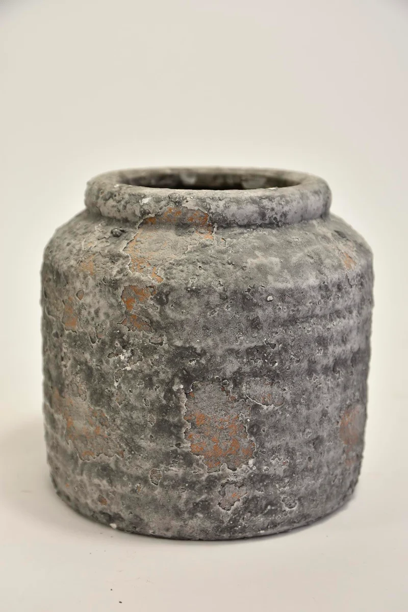 Krug ''Raw'' mit 2 Ohren 17x17x21cm Grau