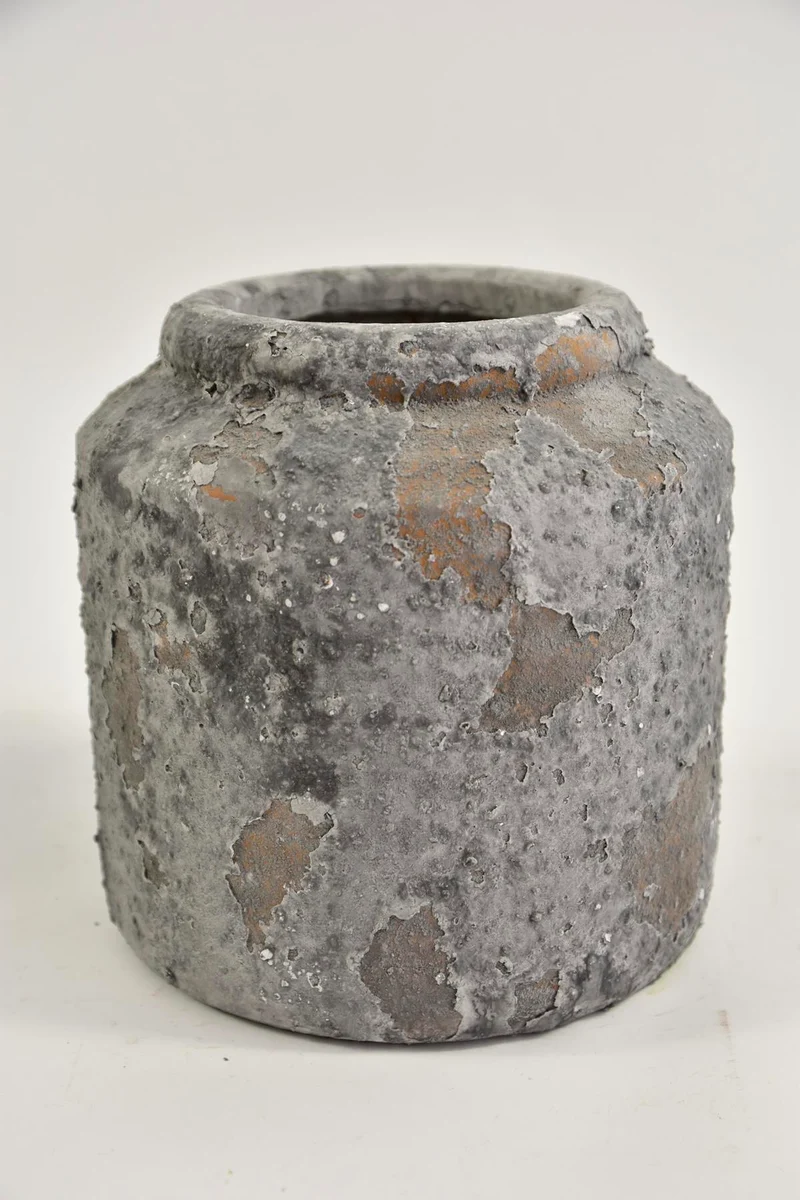 Globus Glas ''Raw'' mit Ohr 16x16x19cm Grau