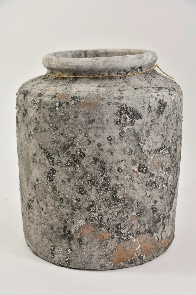 Topf ''Raw'' 14x14x12cm Grau
