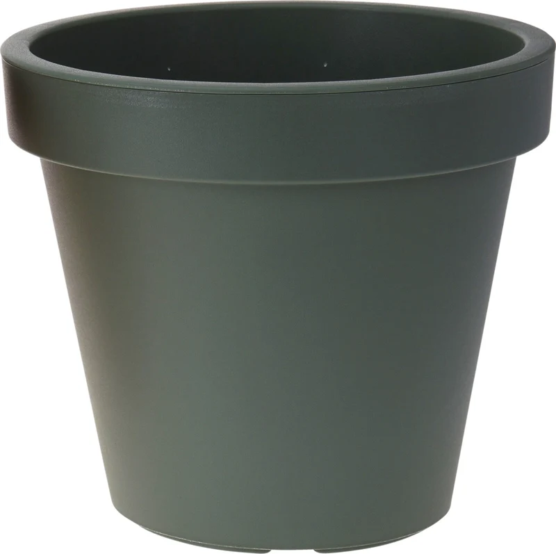 BLUMENTOPF EK RUND DURCHMESSER 25CM ANTHRAZIT