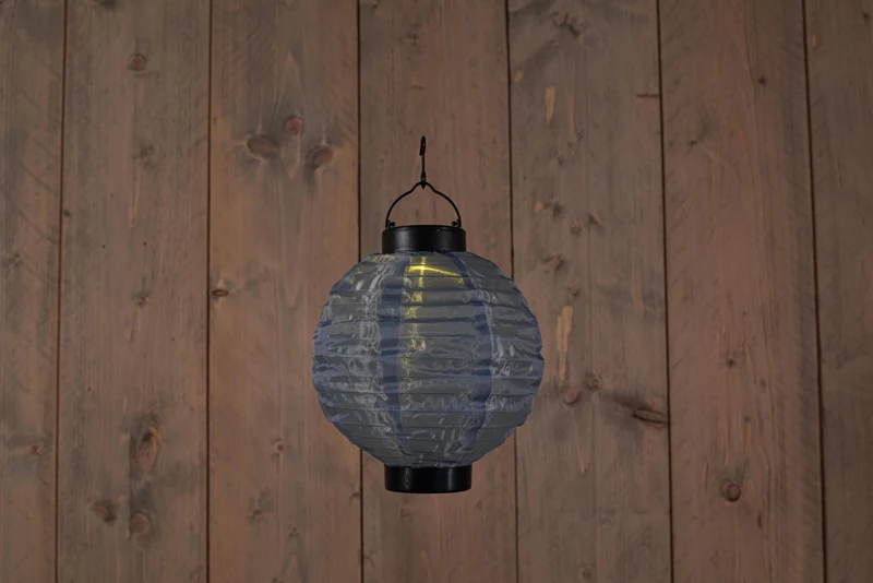 SOLAR RETRO LED GLÜHFADEN TISCHLAMPE ANTIK SILBER 17.5X23.5CM
